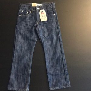 Levis Little Boys Dark Denim Jeans Straight Leg